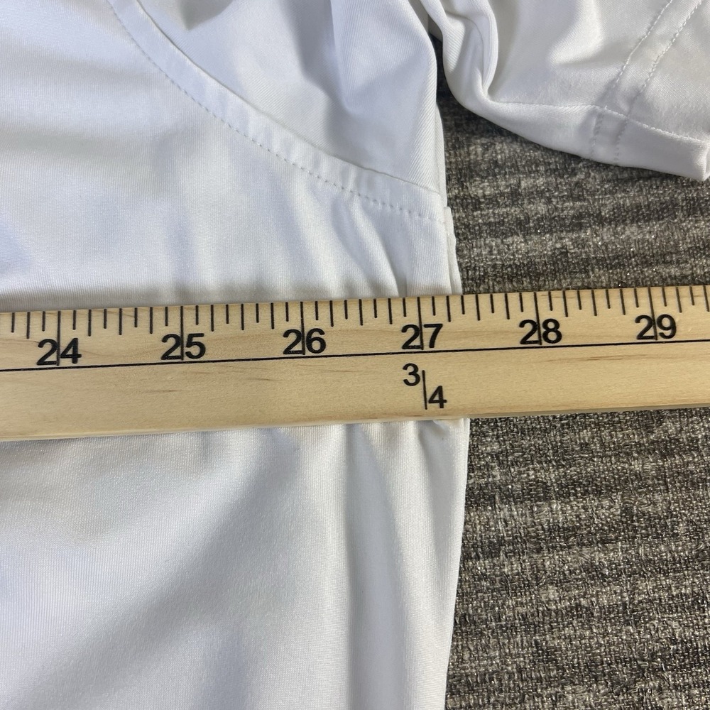 Peter Millar Summer Comfort Shirt Polo Golf  XL Stretch White Logo Casual Resort - Picture 7 of 9